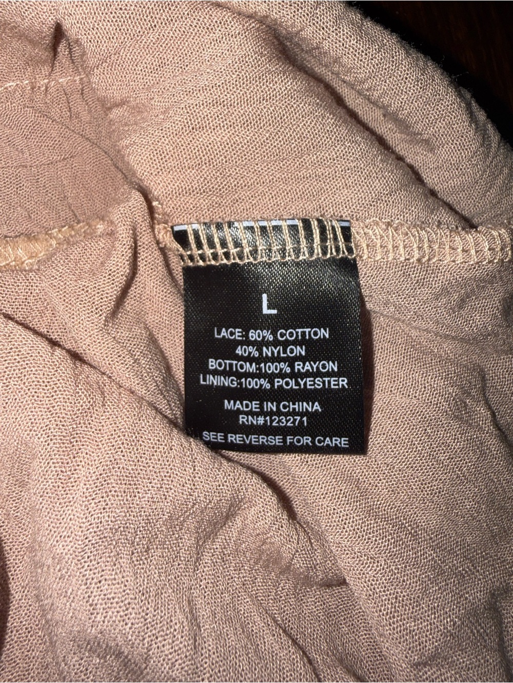 Tan Flowy Tank Top - Picture 4 of 4